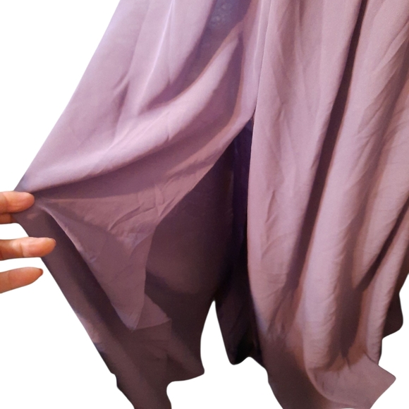 Revelry Elegant Lavender Long Dress Chiffon Size 12 - Picture 5 of 7